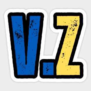 Volodymyr Zelenskyy V Z Sticker
